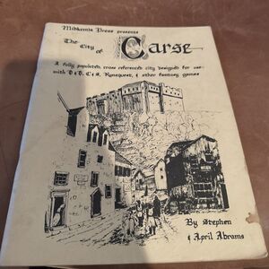 MIDKEMIA PRESS FANTASY RPG: CITY OF CARSE BY ABRAMS (2ND ED, 1980)